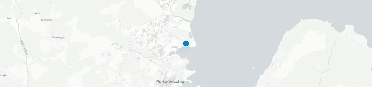 Karte mit Rooftops in Corse