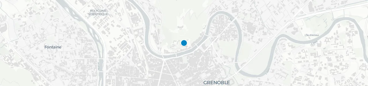 Karte mit Rooftops in Grenoble