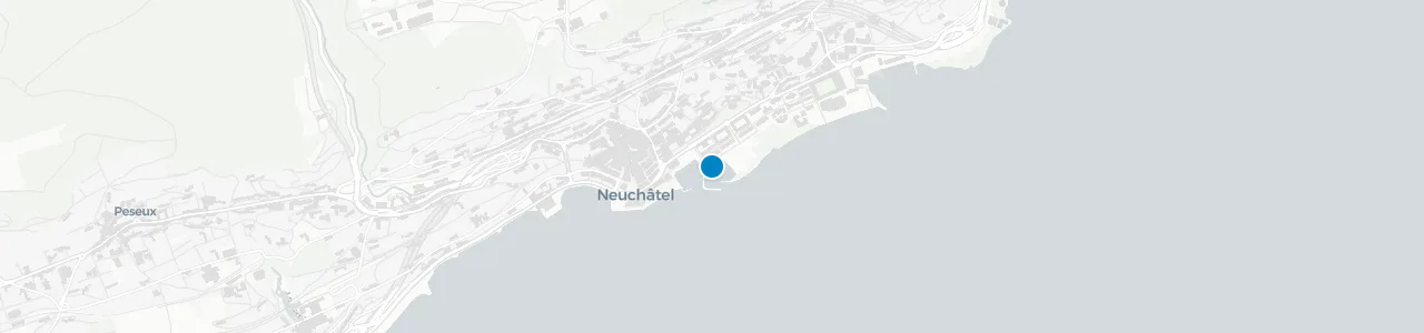 Karte mit Rooftops in Neuchâtel
