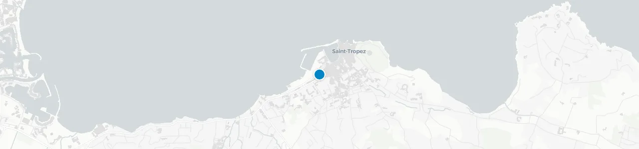Karte mit Rooftops in Saint-Tropez
